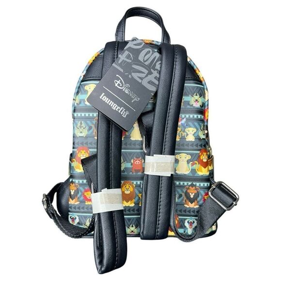 NEW Loungefly CL Exclusive Disney Lion King Tribal Chibi Mini Backpack main image 5